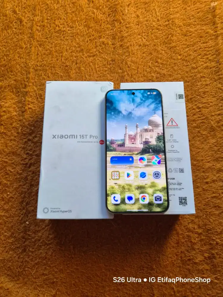 512GB Xiaomi 15T Pro Baru 1 Bulan Fulset Resmi Mi 15 T 15Tpro Tpro 5G