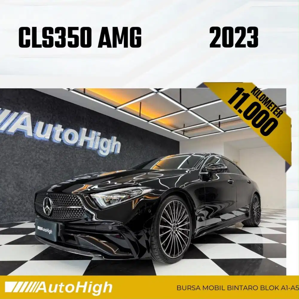 DP10% [Km11.000] CLS350 AMG 2023 Black / CLS 350 Reg 2022 #AUTOHIGH