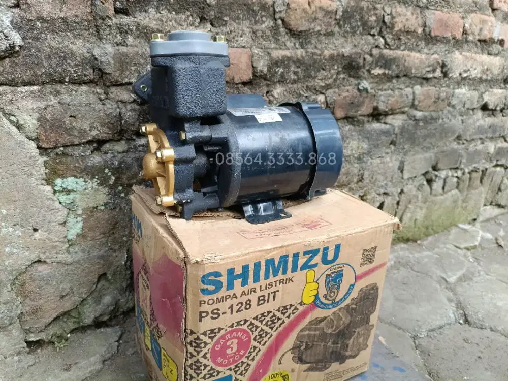 Pompa air shimizu ps 128 bit bekas like new bs tt pompa mu yg rusak
