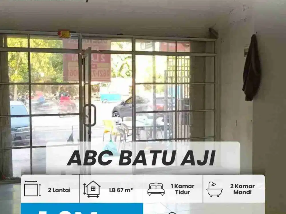 DIJUAL RUKO ABC, BATU AJI, BATAM