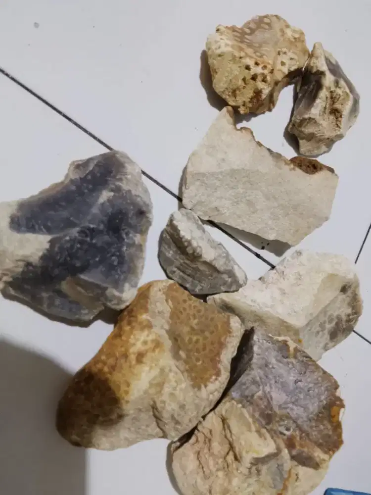 Bahan batu akik teratai