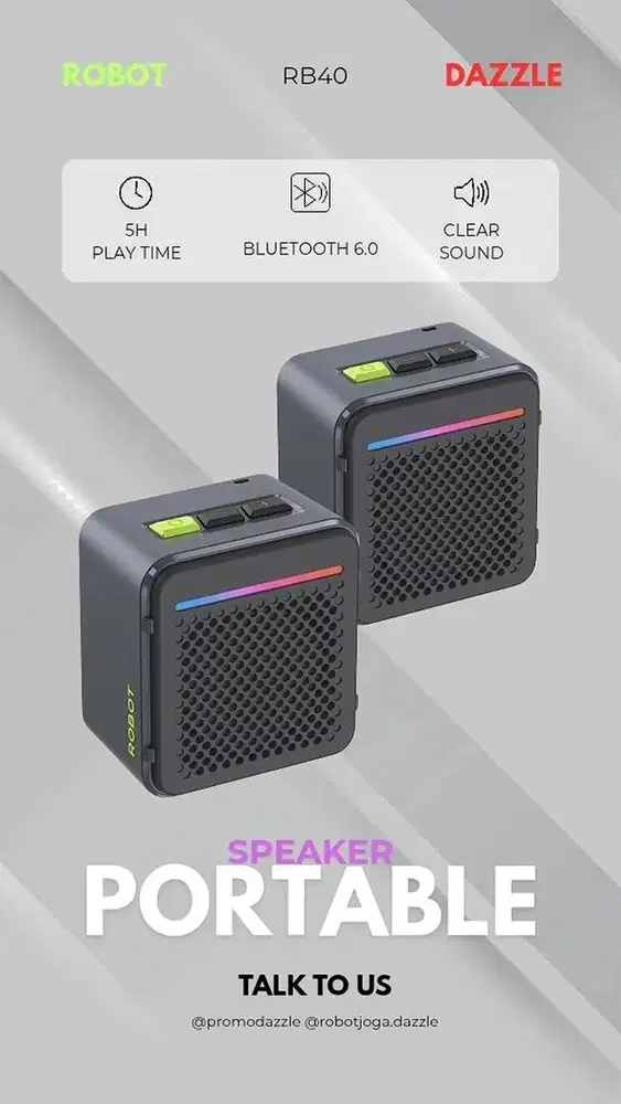 Speaker robot RB40