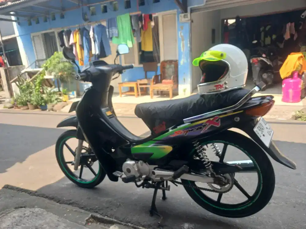 supra x bapak tahun 2001 simpanan mulus terawat