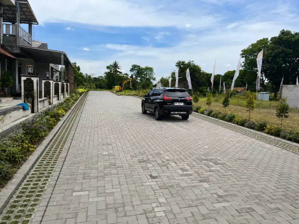 Tanah Sleman Tepi Jalan Palagan View Sawah dan Gunung