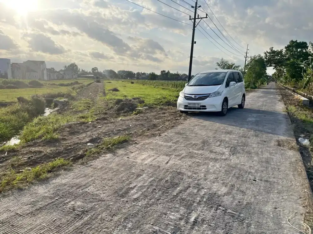 Tanah SHMP Dekat Jl Bibis Godean Murah
