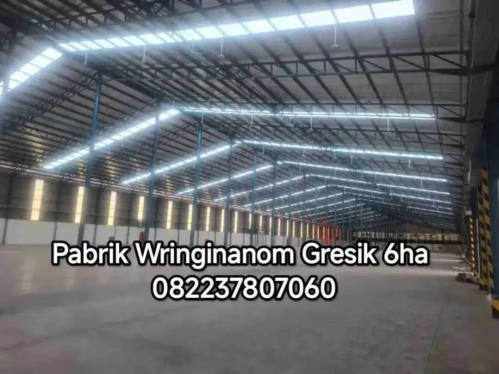 Pabrik Wringinanom gresik luas izin industri akses kontainer 24 ft listrik besar