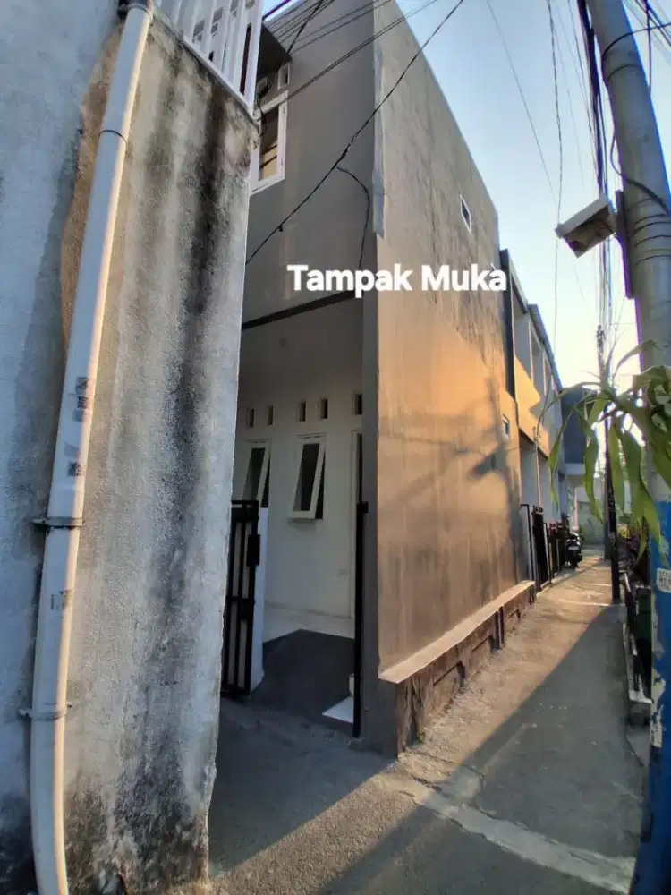 Rumah Baru 2 Lantai 2KT Johar Baru Jakpus Siap Huni Strategis