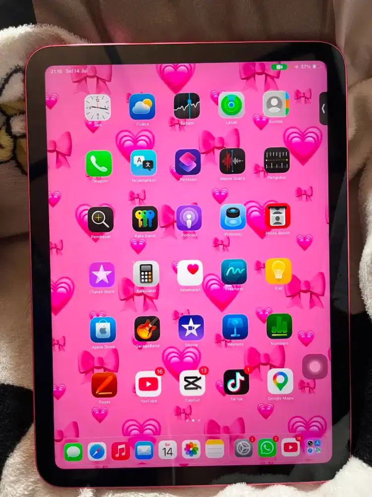Dijual Ipad A16 gen 11 pink 128GB