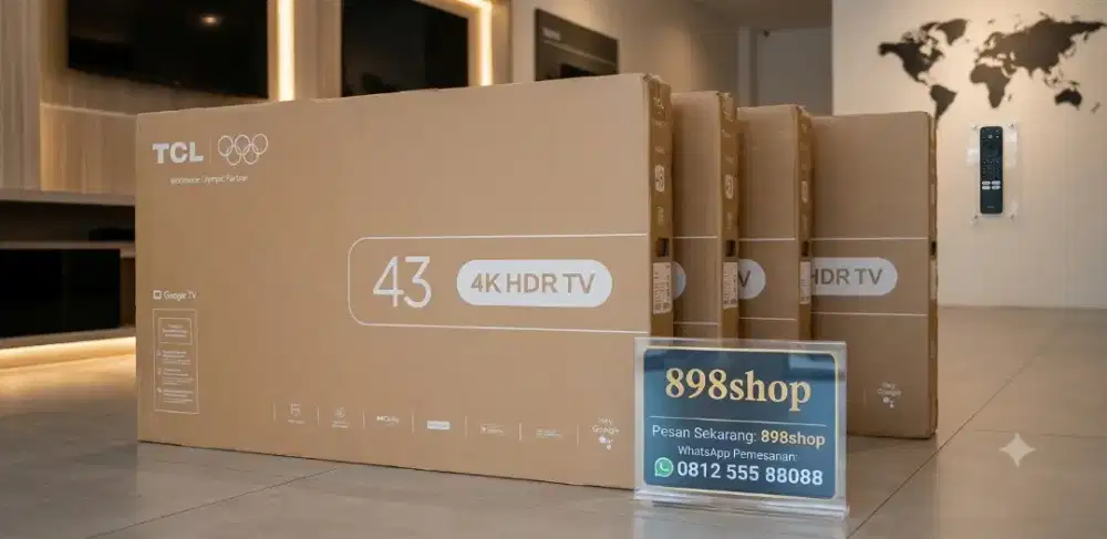 TCL TV 43 AI Google TV Android 11 UHD 4K Dolby Digital TV Remote Voice