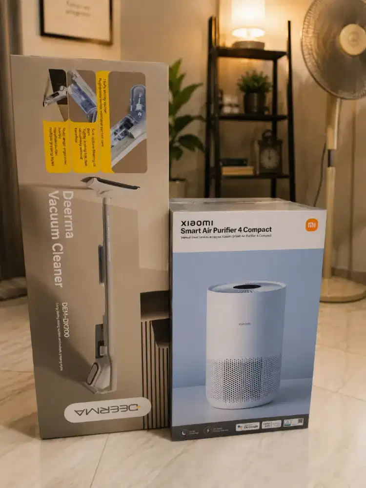 Xiaomi smart air purifier 4 compact & vacuum cleaner dheerma dx700