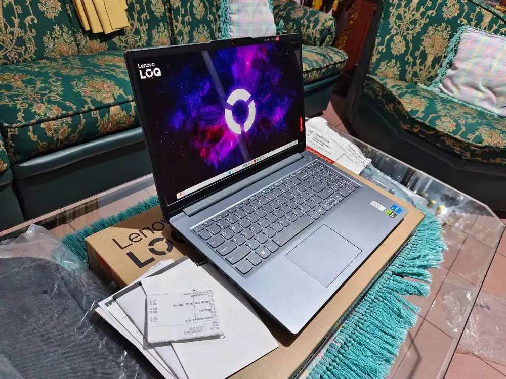 Laptop lenovo loq 15iax9e core i5 12450HX ram 16gb Vga Rtx 3050 6gb