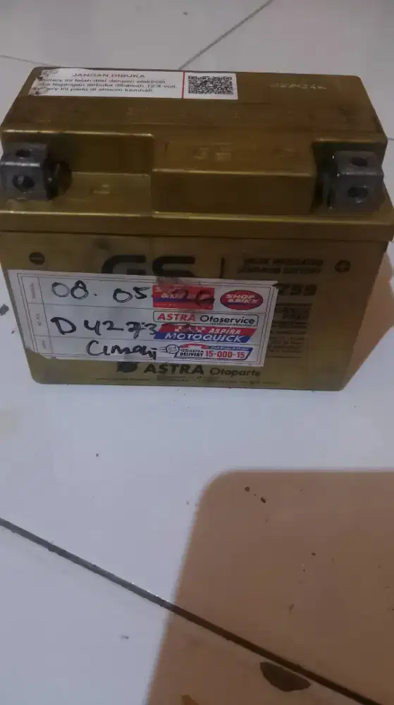 jual aki GS Astra baru 3bulan pemakaian beli shop&bike