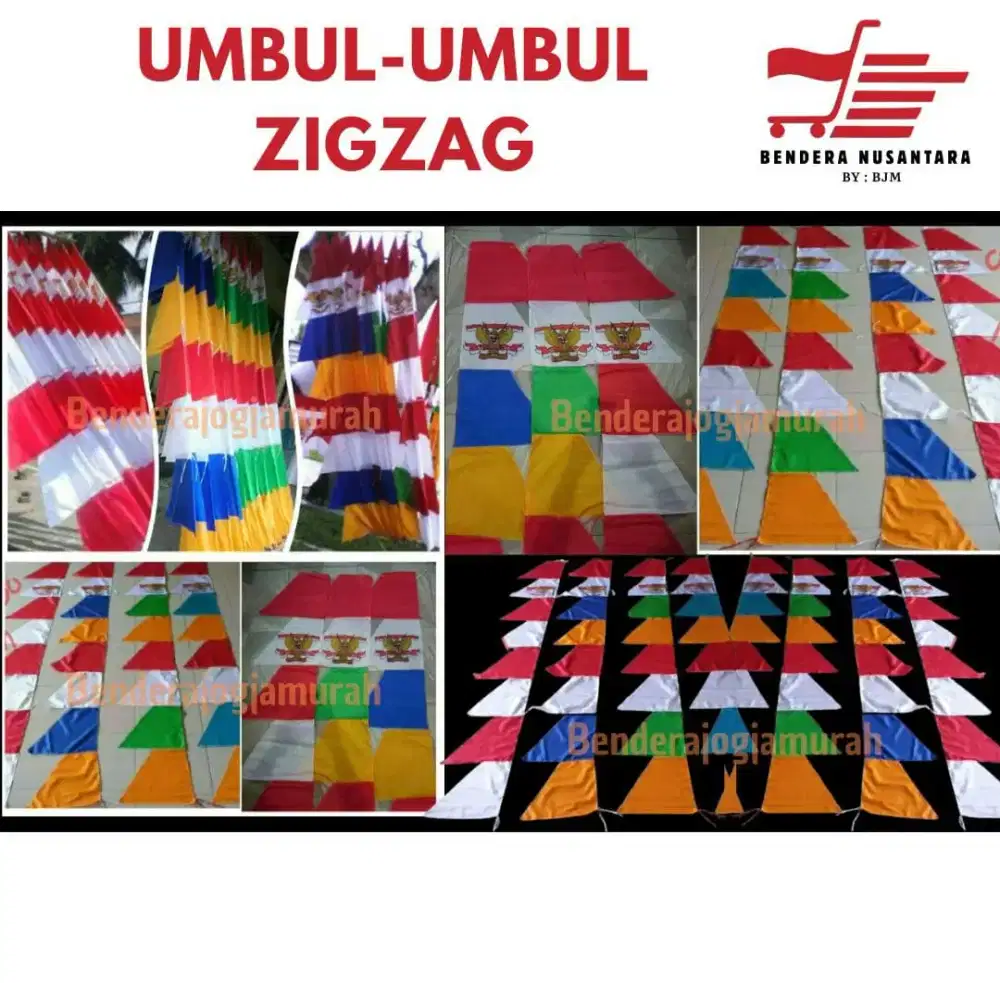 Umbul-umbul zigzag / gergaji