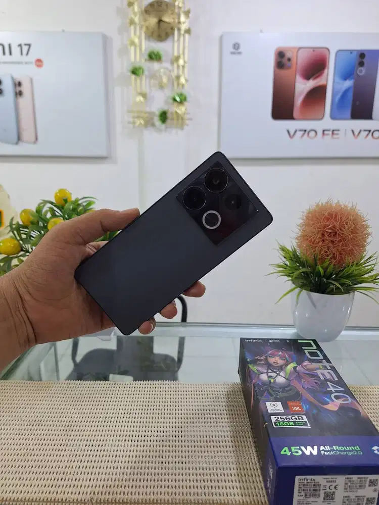 Infinix Note 40 Ram 8+8Gb/ 256Gb Fullset Mulus Ori Like New Bergaransi