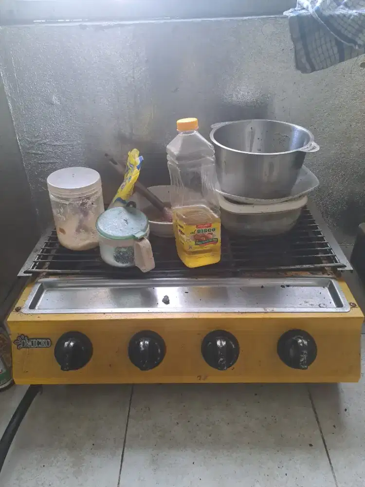 Kompor bakaran sate ikan daging