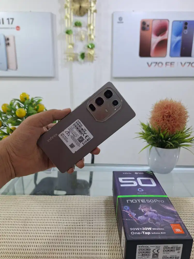 Infinix Note 50 Pro Ram 8+8Gb/ 256Gb Fullset Mulus Ori 100% Bergaransi