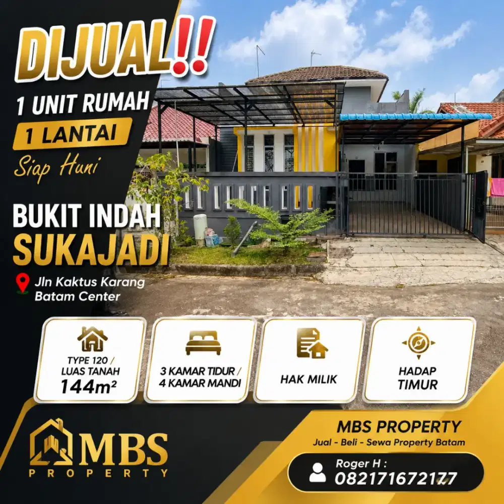 BUKIT INDAH SUKAJADI Jln Kaktus Karang Batam Center