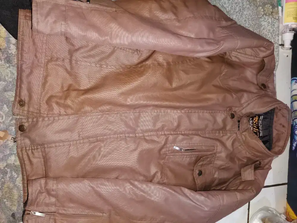 JAKET KULIT SEMI SINTETIS