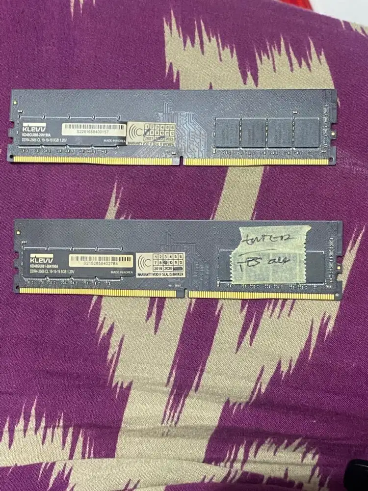 KLEVV DDR4 Value Series PC21300 - 2666Mhz 16gb (2x8GB)
