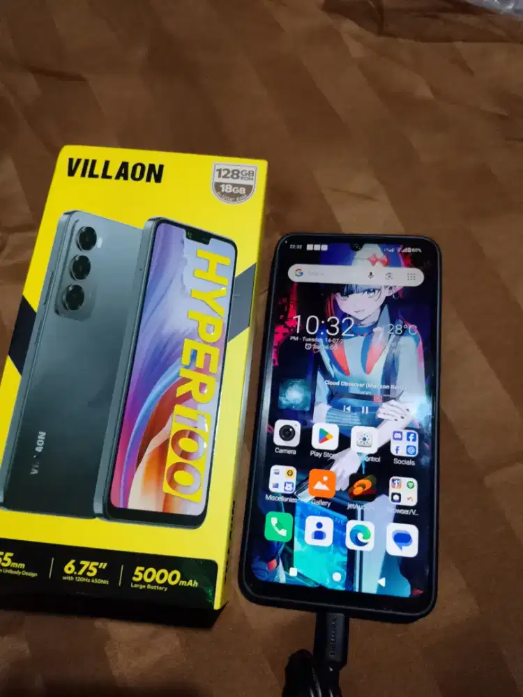 Villaon Hyper 100 6/128 hitam