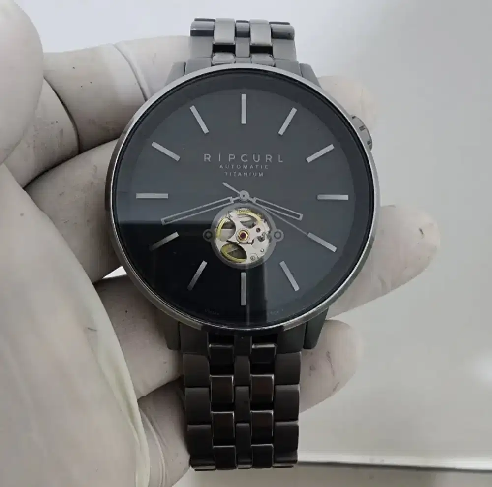 RIP CURL Detroit A3277 Titanium 21 Jewels Automatic Watch ORIGINAL