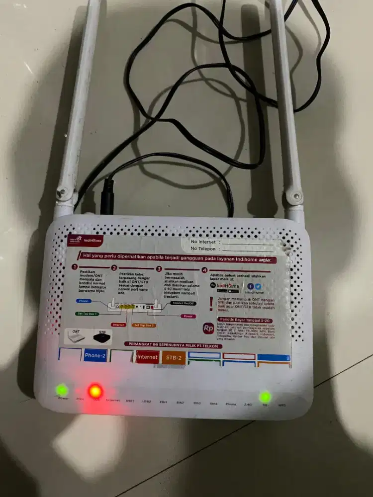 ROUTER WIFI INDOHOME