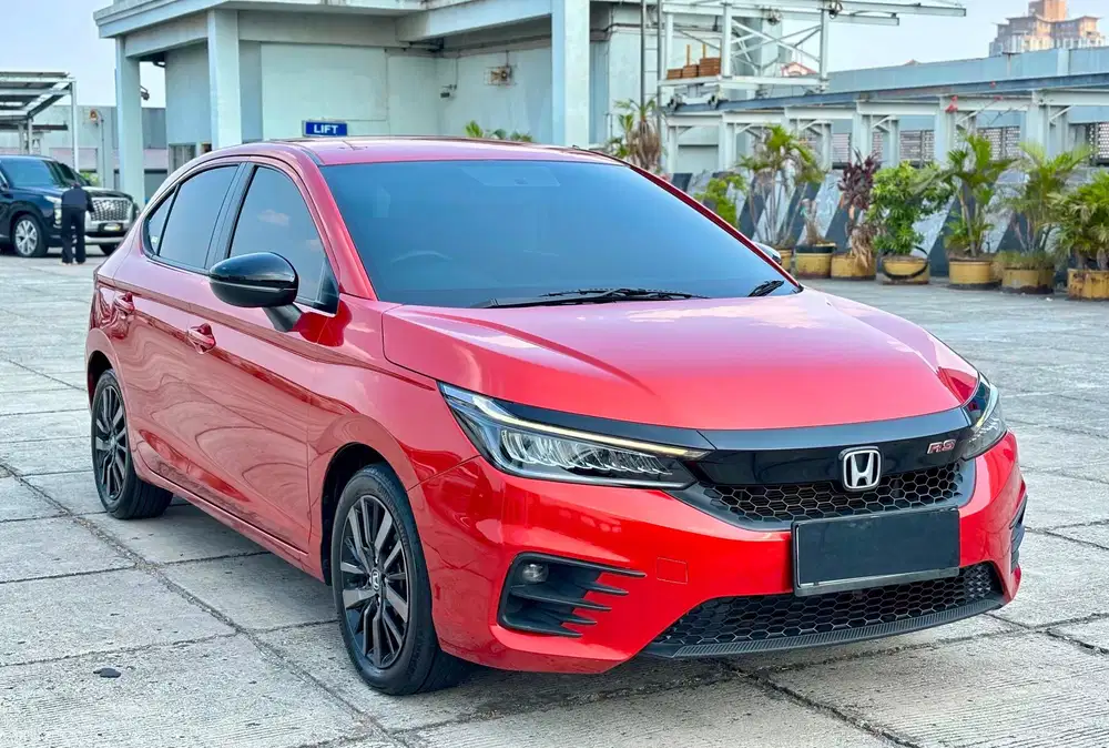 [LOW KM 20.000] HONDA CITY HATCHBACK RS CVT 2021 ORANGE TT 2022 ORANYE