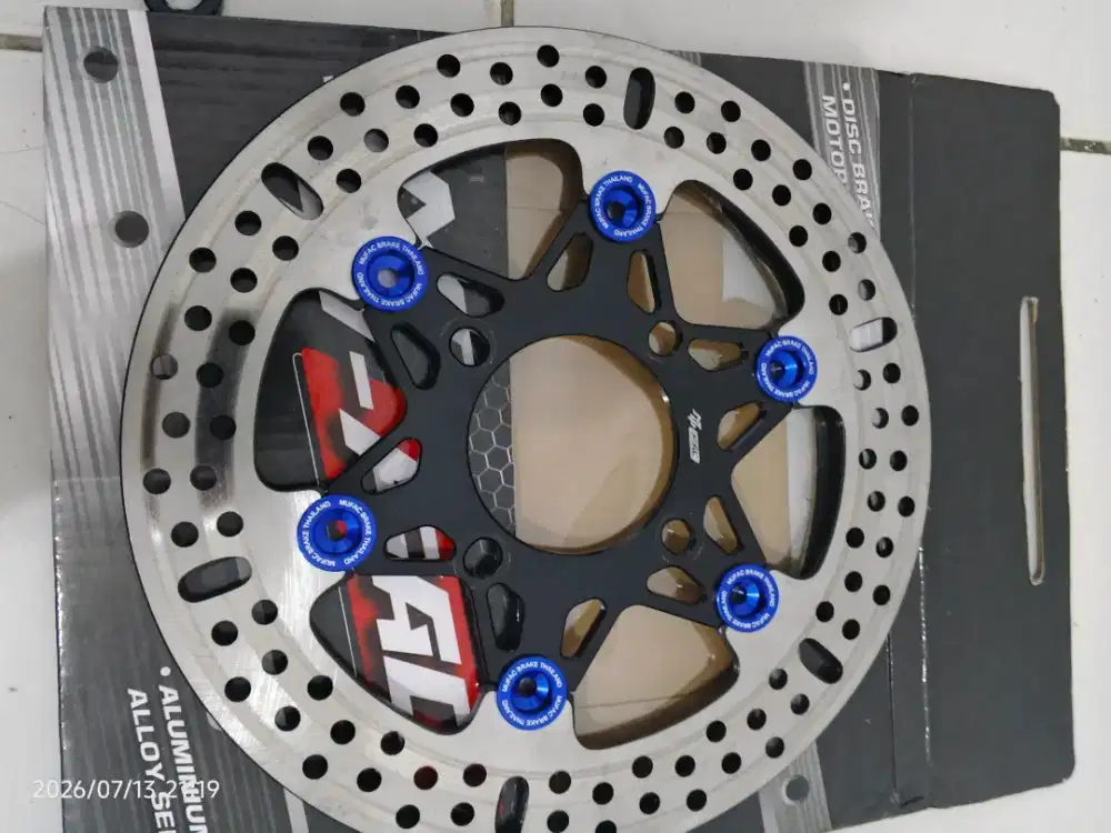DISC BRAKE ORIGINAL MUFAC/ PIRINGAN CAKRAM + breket