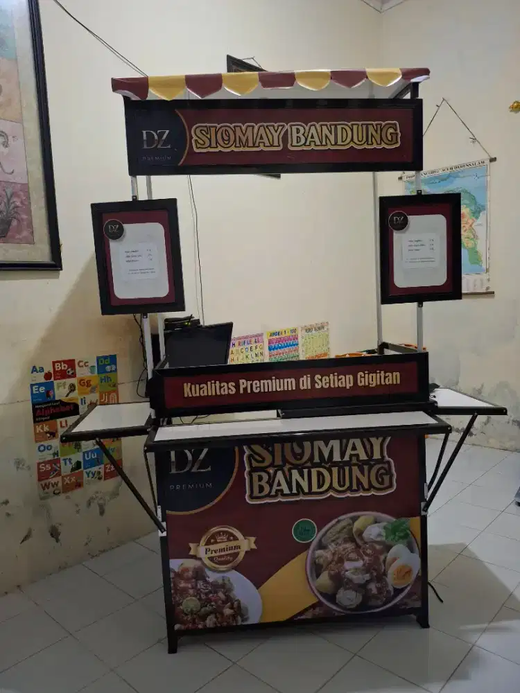 Rak Jualan Lipat, Gerobak Lipat, Boots Lipat, Meja Jualan Lipat.