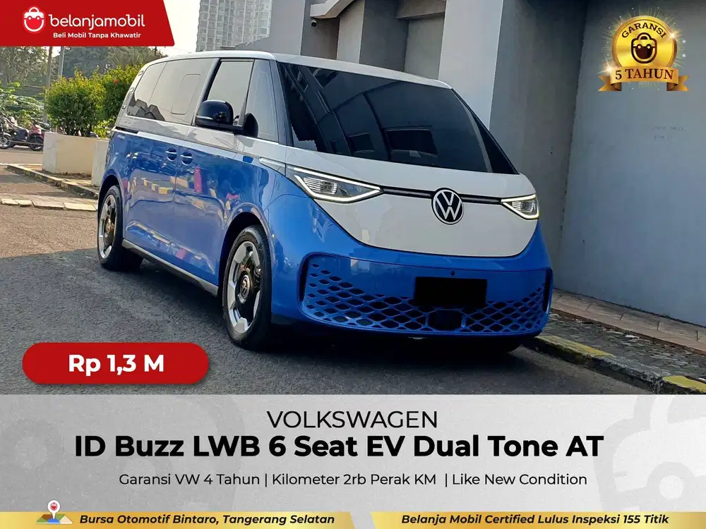 [ LOW KM 2RB ] Volkswagen VW ID Buzz LWB 6 Seat EV Dual Tone 2025/2026