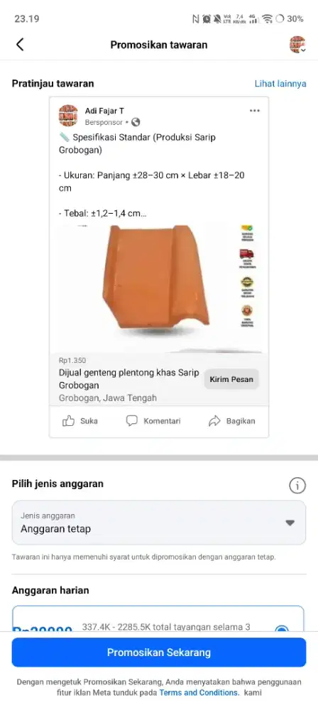 Genteng Plentong Kualitas Terbaik Sarip Wirosari – Kuat, Sejuk & Awet