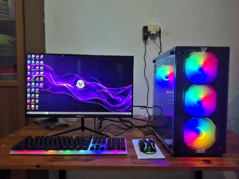 Jual PC 1set komputer fullset nominus