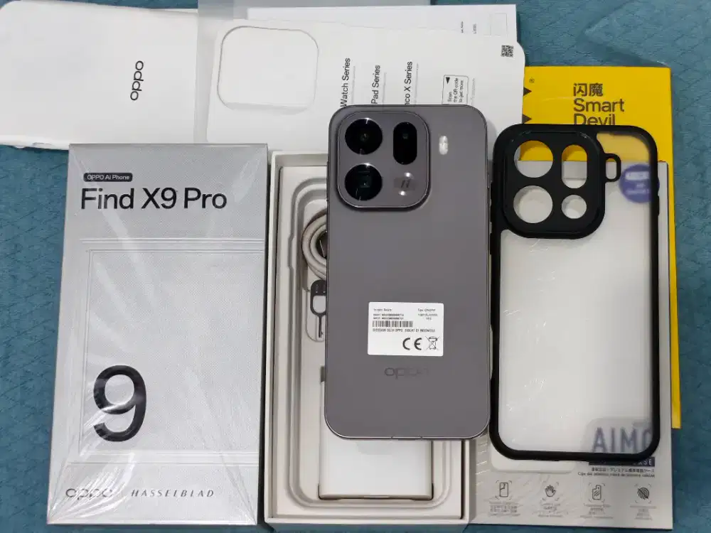Oppo Find X9 Pro Titanium Ram 16GB - 512Gb Fullset Original Garansi On