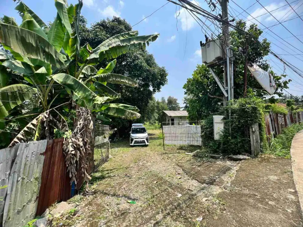 DIJUAL TANAH STRATEGIS DEPAN JALAN AKSES 2 MOBIL, BOJONGSARI, DEPOK, JAWA BARAT