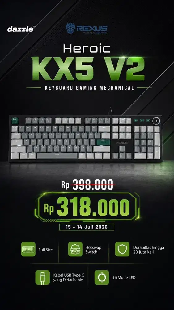 Heroic KX5 Keyboard Gaming Mechanical
