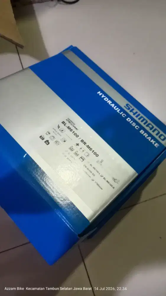 Rem hidrolik shimano Deore M6100 original masih baru