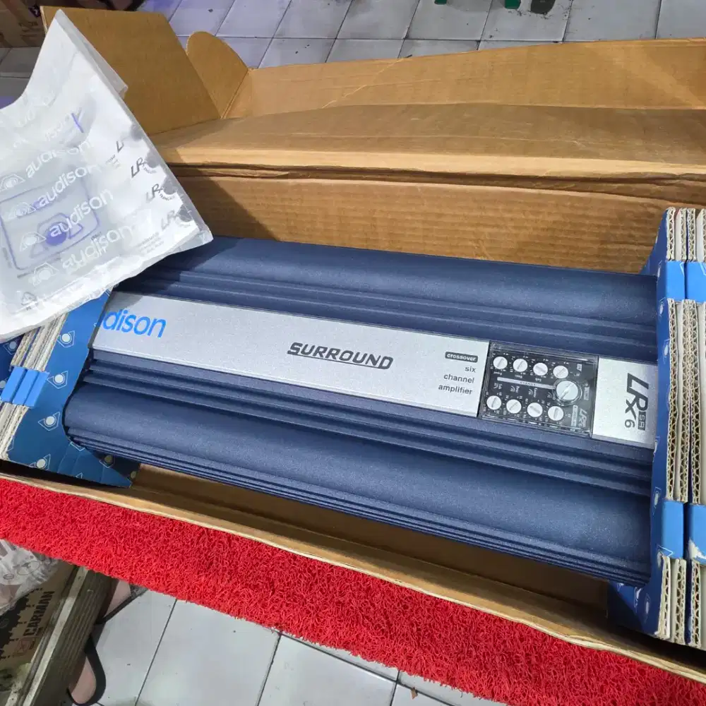 Power audison SURROUND LRx 6 SR Power audison 6 Channel Made in Italy