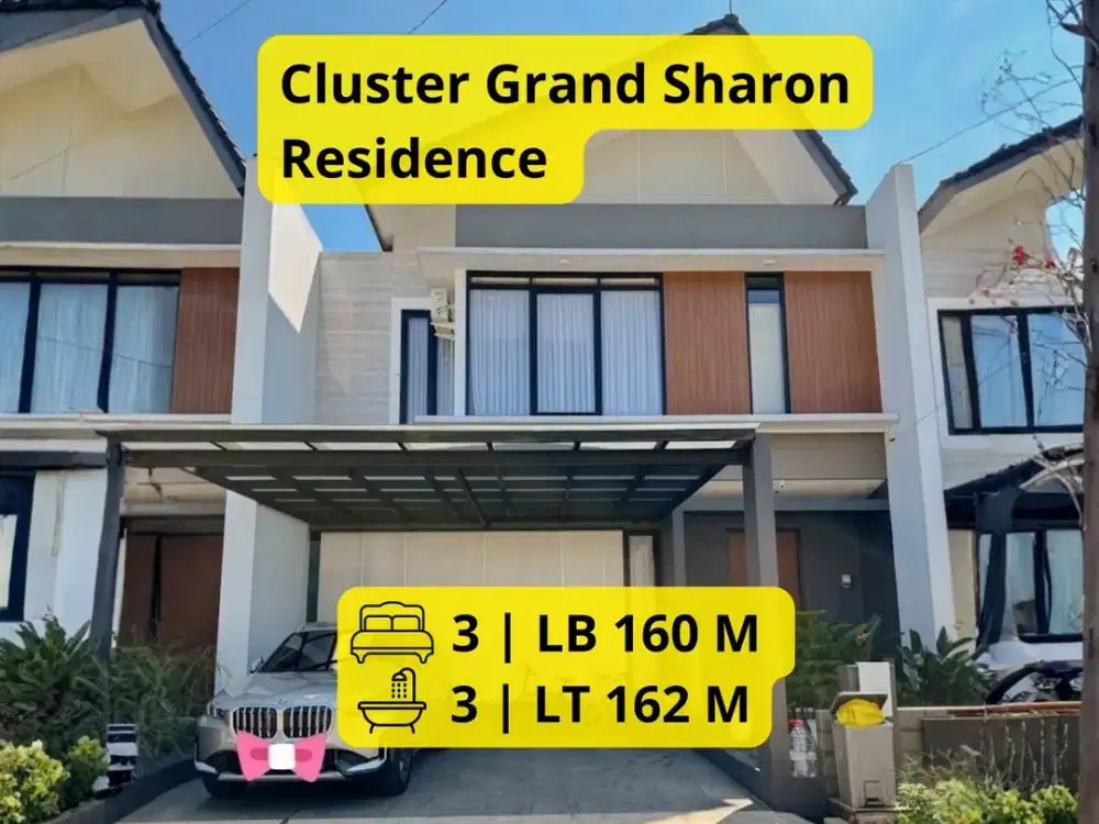 Dijual Rumah Cantik & Terawat di Cluster Grand Sharon Residence Rancasari LT 162 m² | LB 160 m² | 3 KT | SHM & IMB | Rp 2,8 M Nego