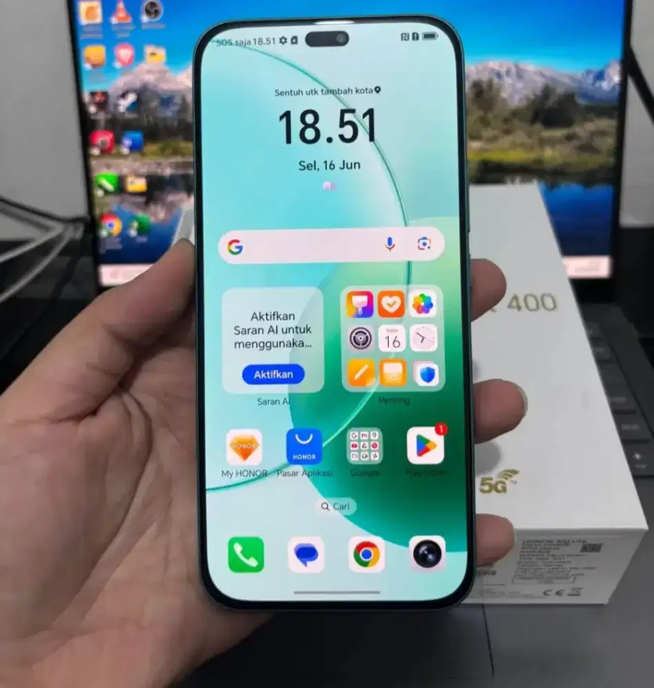 Honor 400 lite 5g ram 8+8/256