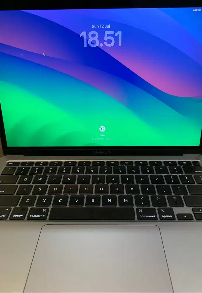 Macbook Air M1 8/256 iBox Fullset Mulus Max Capacity 100%