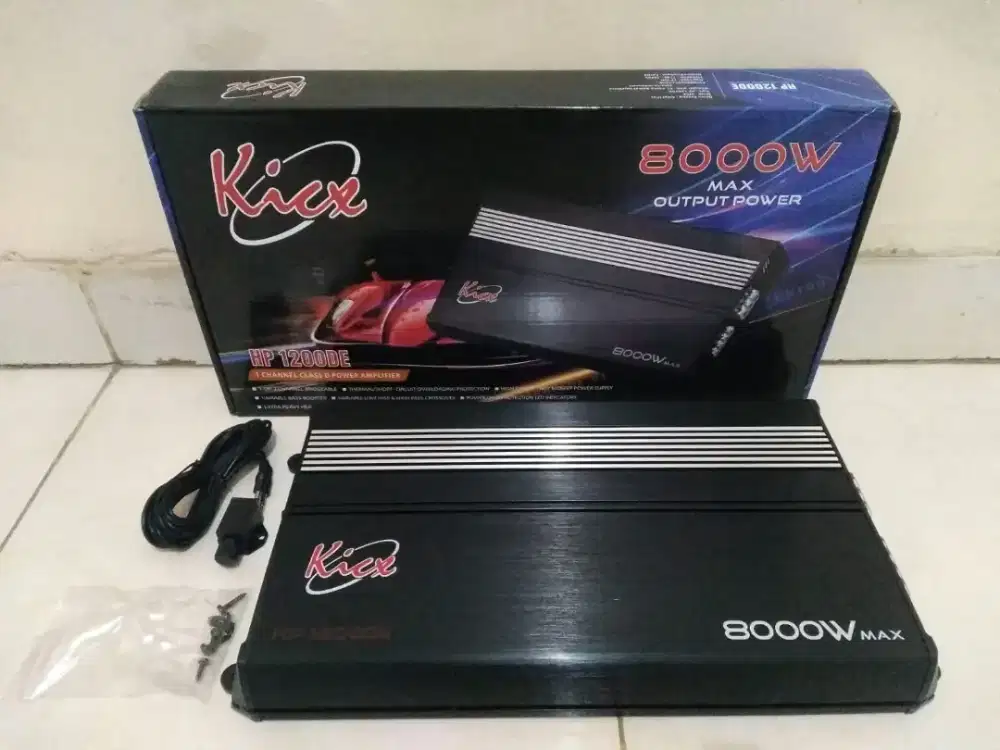 Monoblock kicx 1200 class A