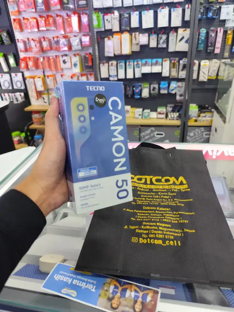 Tecno camon 50 12/256 new garansi resmi