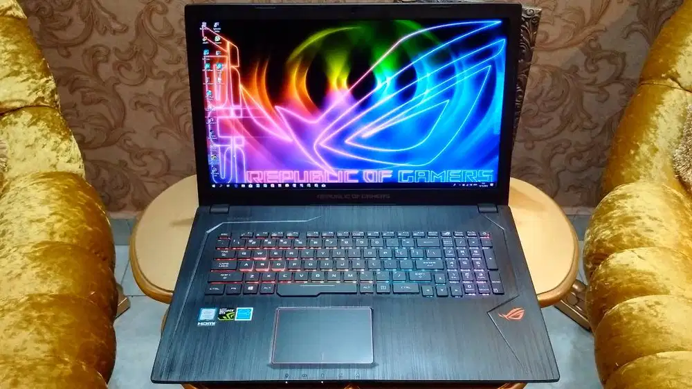 Laptop Raja Gaming NVIDIA GTX1050 ASUS ROG Core i7 Ram 16GB SSD 512GB