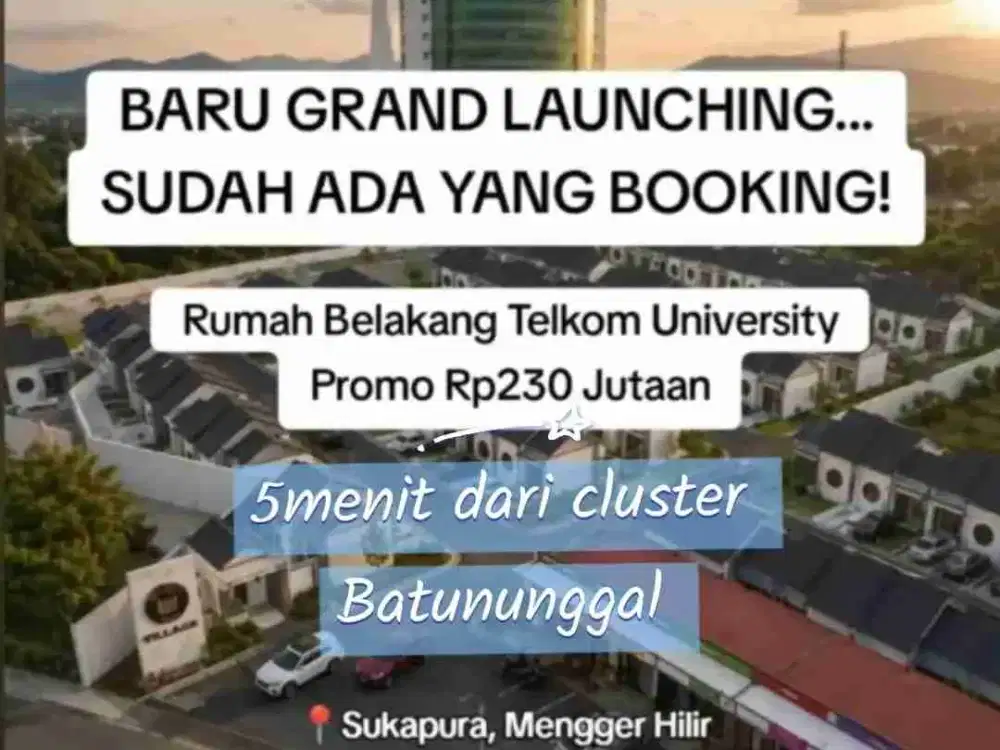 Rumah murah di sayap Batununggal Mengger hilir Bandung
