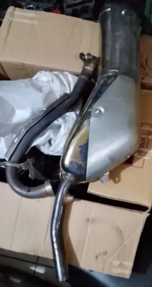 Kenalpot standar KLX 250