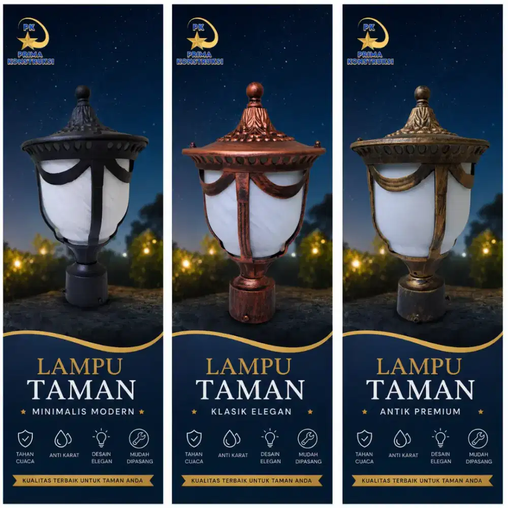 Lampu teman lampu pagar