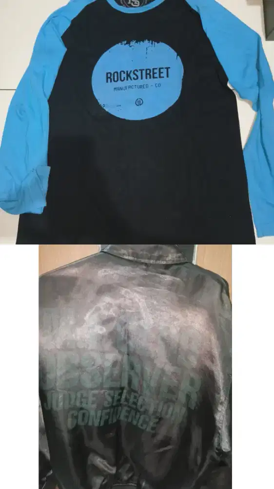 Jaket motor hitam Pria GRATIS KAOS
