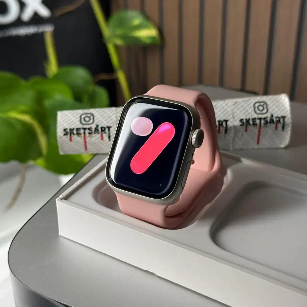 Apple Watch Series 7 41mm Starlight iwatch Battery Health 84%