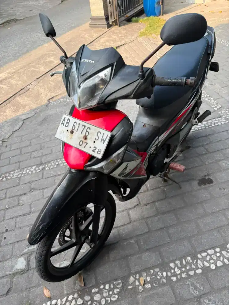 Supra 125 THN 2013 one heart karburator plat AB Wonosari