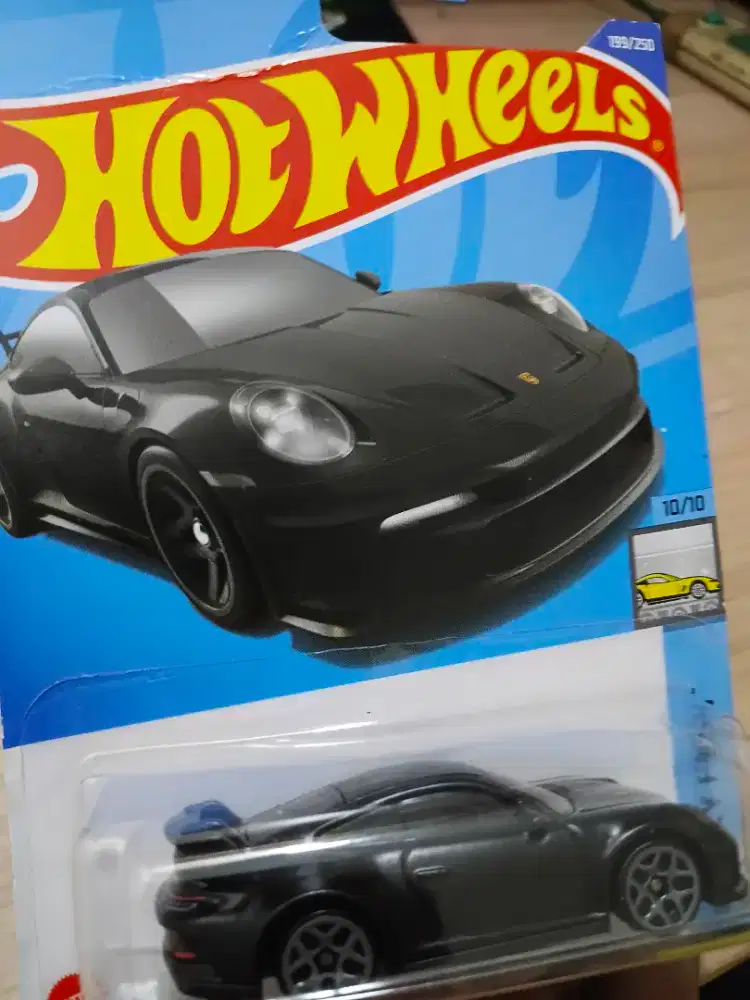Hotwheels Porsche 911 GT3 Hitam Doff Sealed